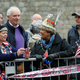 Illustration for article titled Enthusiasts Greet Queen Elizabeth II on Her 90th Birthday